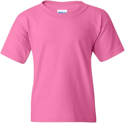 Gildan Heavy Cotton Youth T-Shirt Small Azalea