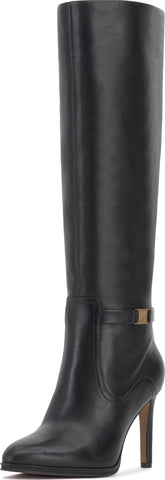 Vince Camuto Women's Skylie Knee High Boot, Black, 6