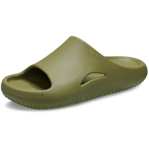 Crocs Unisex-Adult Mellow Recovery Slides, Aloe, 14 Women/12 Men