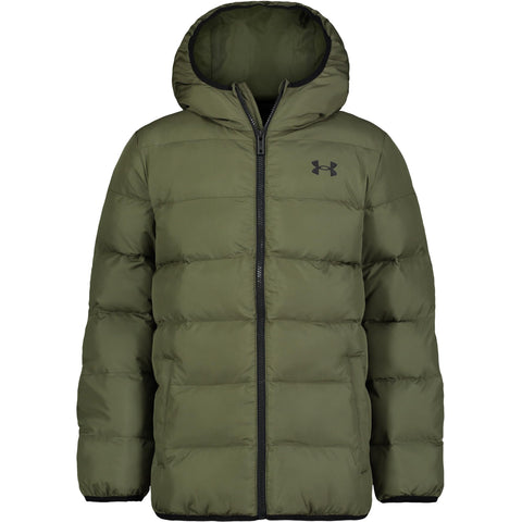 Under Armour UA PRONTO PUFFER JACKET, MARINE OD GREEN, YL