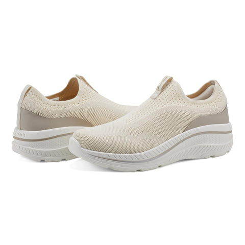 Easy Spirit Women's Parks Sneaker, Light Natural, 8.5