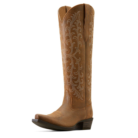 ARIAT Women's Tallahassee Stretchfit Western Boot, Brown Bomber, 7
