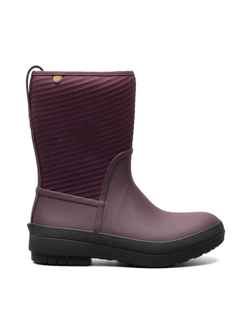 BOGS Women's Crandall Snow Boot, Wine, 11
