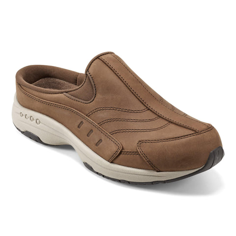 Easy Spirit Women's Traveltime 698 Mule, Medium Natural Leather, 9