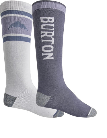 Burton Mens Weekend Midweight 2pk Stout White / Folkstone Gray Large