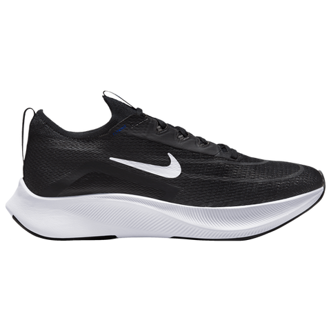 Nike Zoom Fly 4 Running Shoe - Men's Black/White/Anthracite/Racer Blue, 8.0